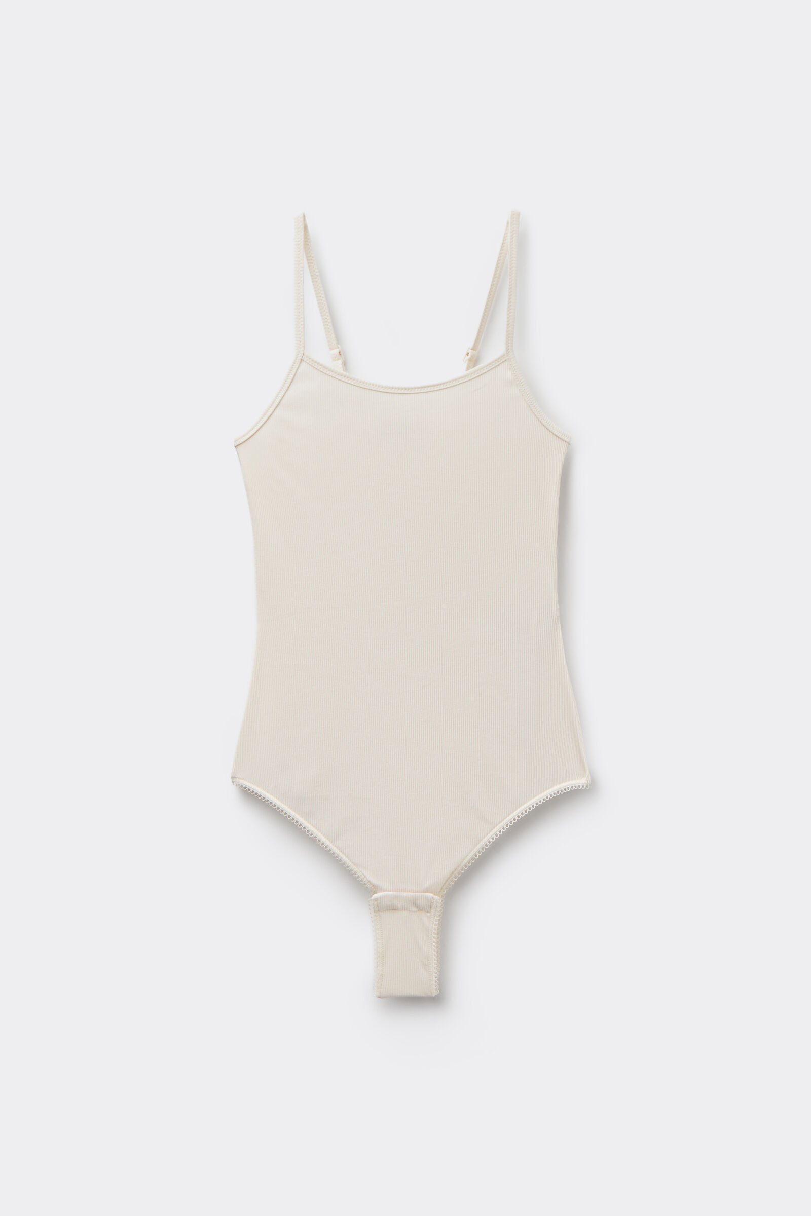 Body con Tirantes Finos Canalé Cotton Cutie — imagen 2