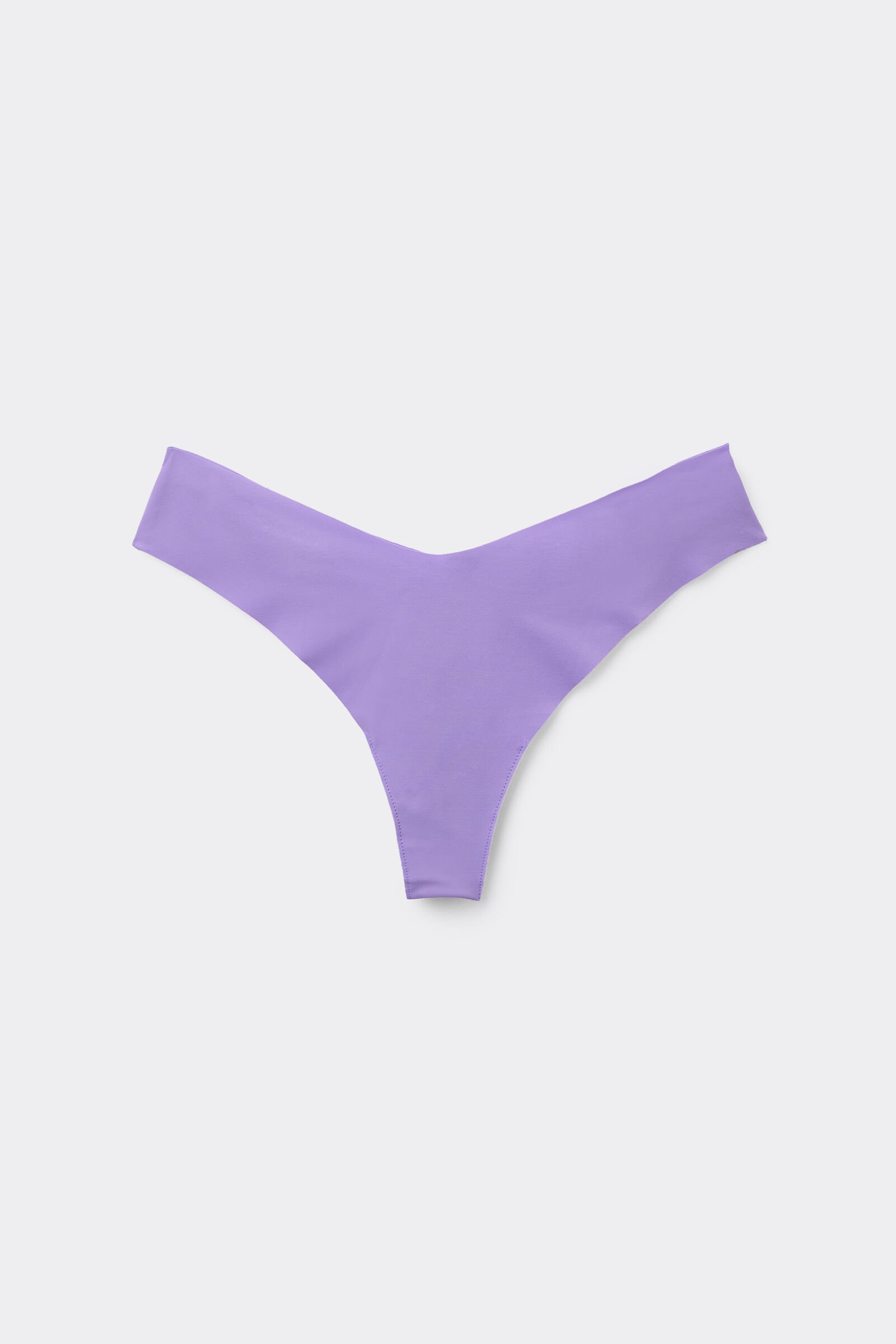 Braga brasileña pernera alta de microfibra sin costuras — imagen 2