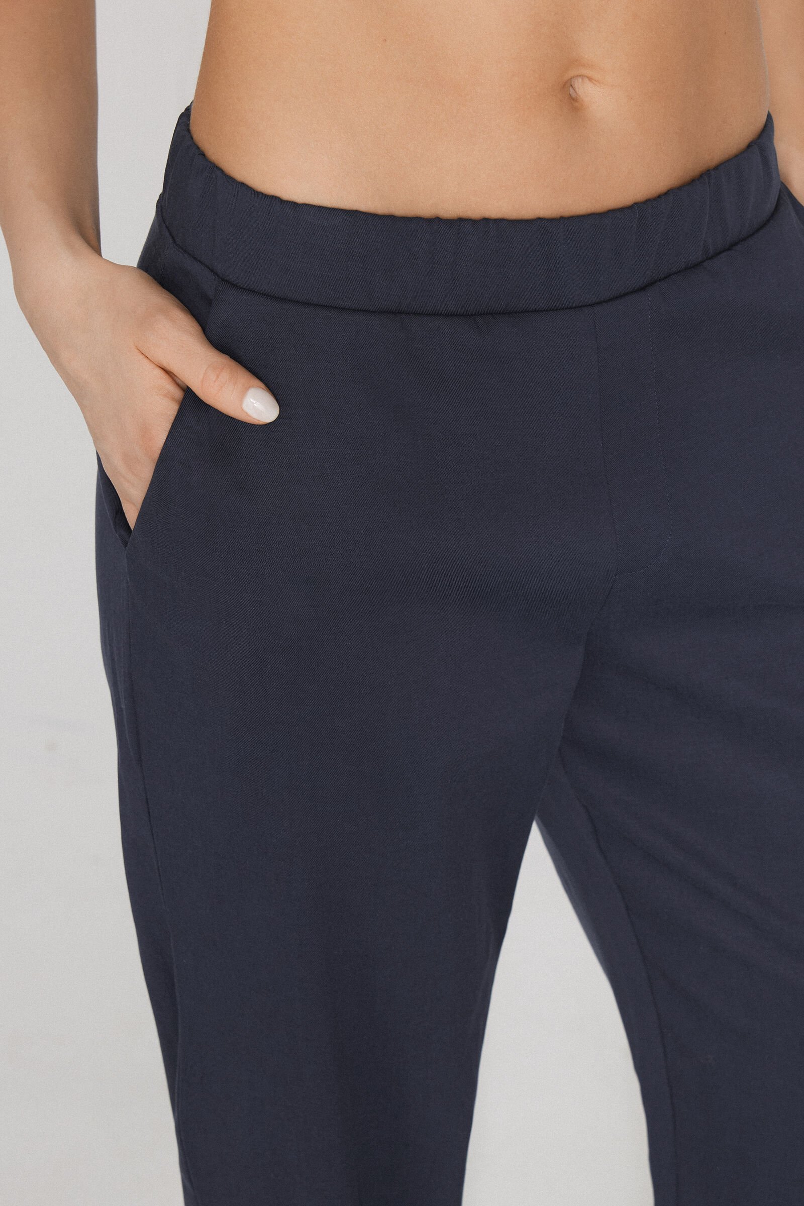Pantalones Largos Pitillo Gabardina — imagen 3